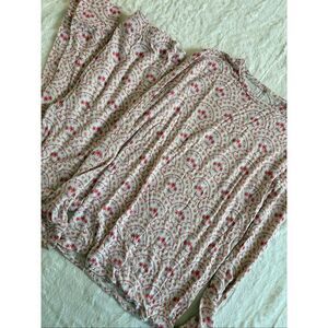 Posh Peanut Pink Floral Pajamas Size 10/12